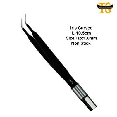 Iris Forceps Curved, electrosurgical instruments, TGI's own catalog photograph