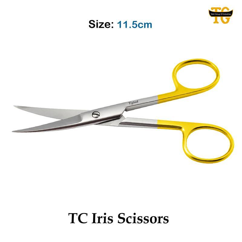 Iris Scissors TC, surgical instruments, TGI's own catalog photograph