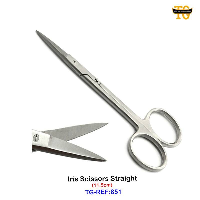 Iris Scissors, dental instruments, TGI's own catalog photograph