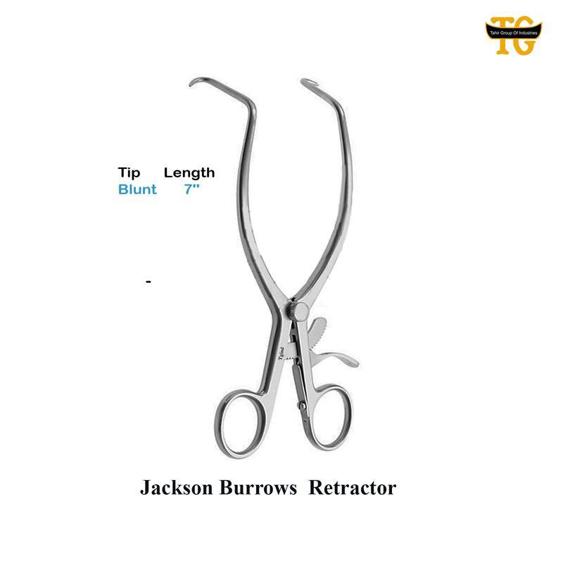 Jackson Burrows Retractor, surgical instruments, TGI's own catalog photograph