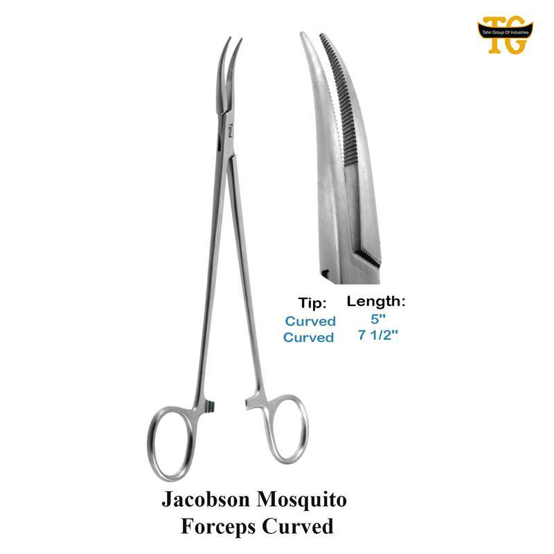 Jacobson Mosquito Forceps, surgical instruments, TGI's own catalog photograph
