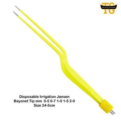 Jansen Bayonet Forceps, electrosurgical instruments, TGI's own catalog photograph