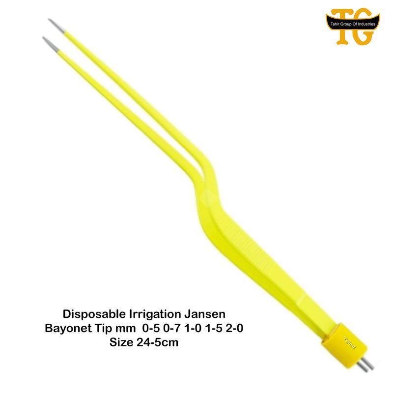 Jansen Bayonet Forceps, electrosurgical instruments, TGI's own catalog photograph