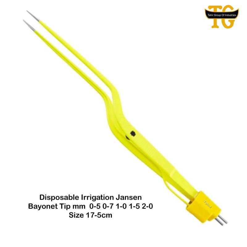 Jansen Bayonet Forceps, electrosurgical instruments, TGI's own catalog photograph