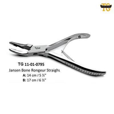 Jansen Bone Rongeur Straight, orthopedic instruments, TGI's own catalog photograph