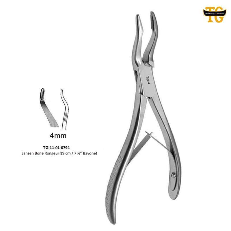 Jansen Bone Rongeur, orthopedic instruments, TGI's own catalog photograph