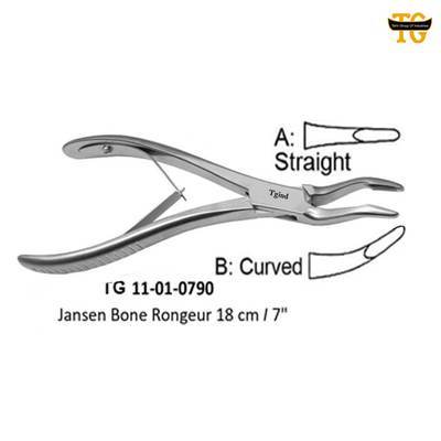 Jansen Bone Rongeur, orthopedic instruments, TGI's own catalog photograph