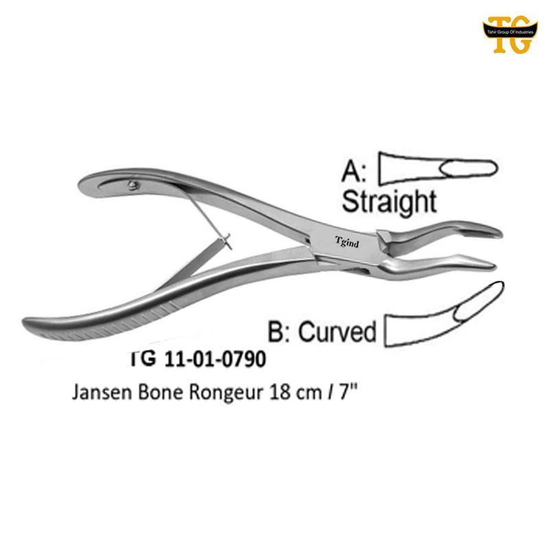 Jansen Bone Rongeur, orthopedic instruments, TGI's own catalog photograph