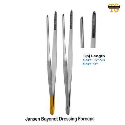 Jansen Dressing Forceps, TGI's own catalogue photograph