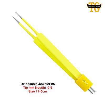 Disposable Jeweler #5, electrosurgical instruments, TGI's own catalog photograph
