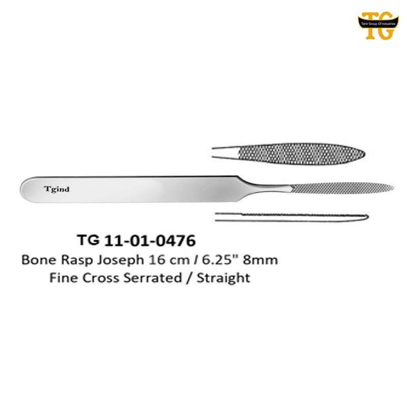 Joseph Bone Rasp, orthopedic instruments, TGI's own catalog photograph