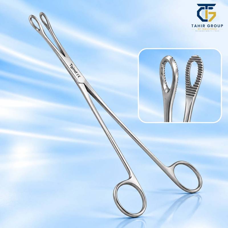 Kelly Placenta Sponge Forceps, gynecology instruments, TGI's own catalog photograph