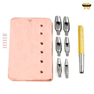 Keyes Vulvar Punch Set, gynecology instruments, TGI's own catalog photograph