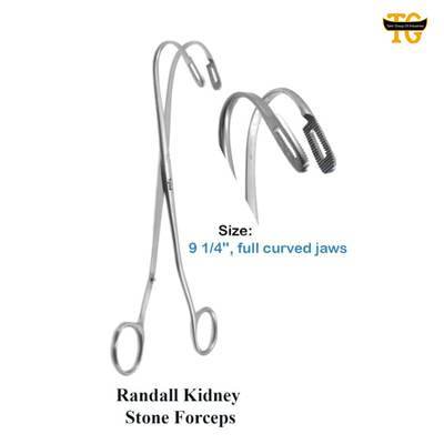 Randall Kidney Stone Forceps, surgical instruments, TGI's own catalog photograph