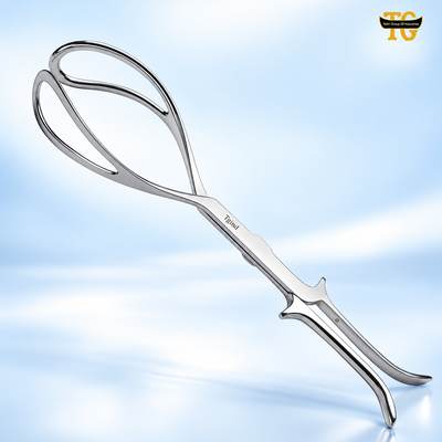 Kielland Obstetrical Forceps, gynecology instruments, TGI's own catalog photograph