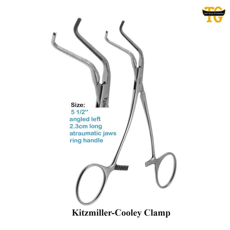 Kitzmiller-Cooley Clamp, surgical instruments, TGI's own catalog photograph