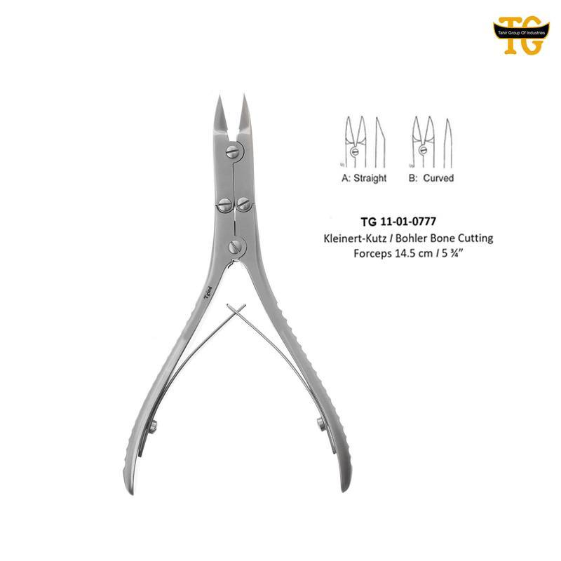 Kleinert Bone Forceps, orthopedic instruments, TGI's own catalog photograph