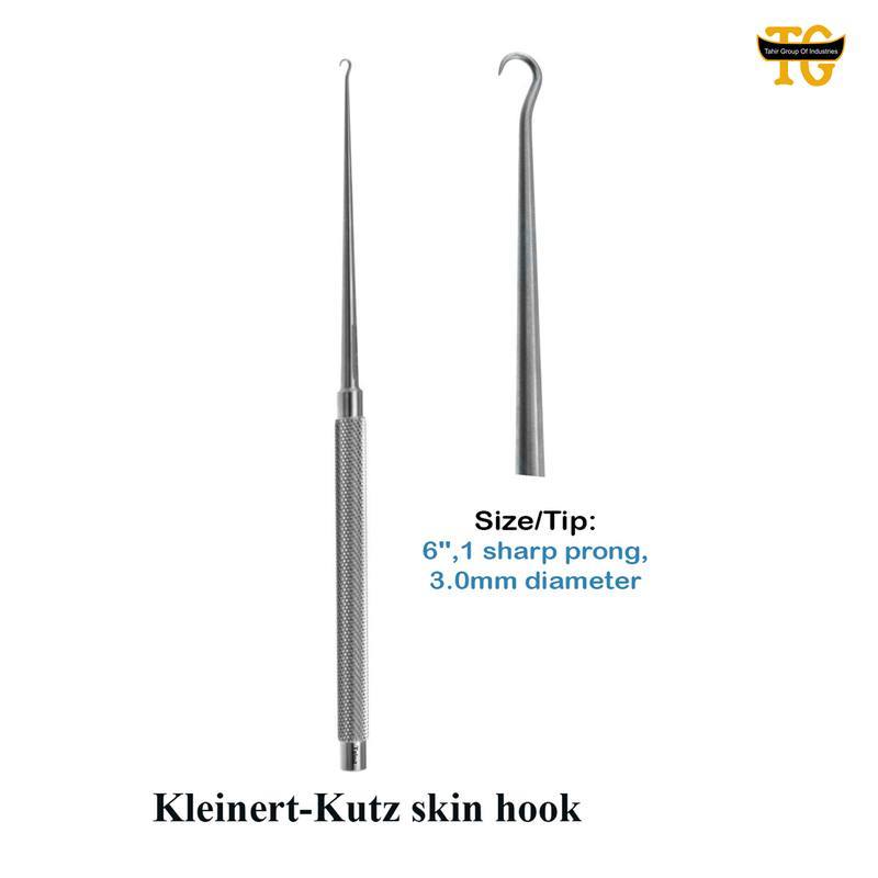 Kleinert Hook, surgical instruments, TGI's own catalog photograph