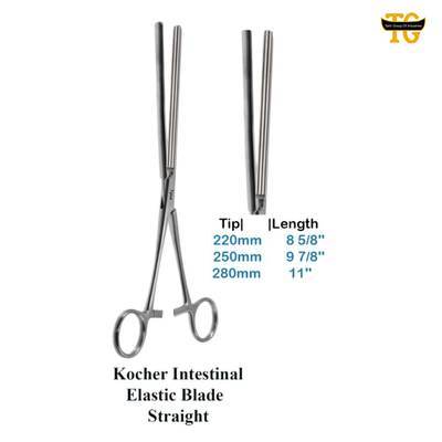 Kocher Intestinal Forceps, surgical instruments, TGI's own catalog photograph