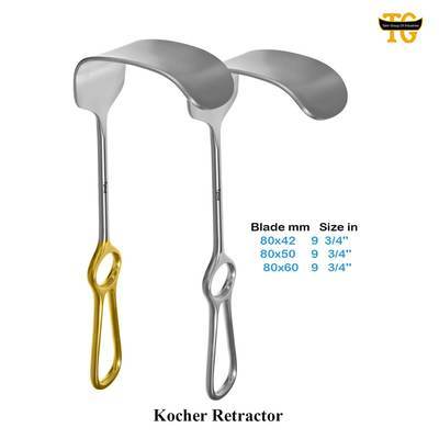 Kocher Retractor, surgical instruments, TGI's own catalog photograph