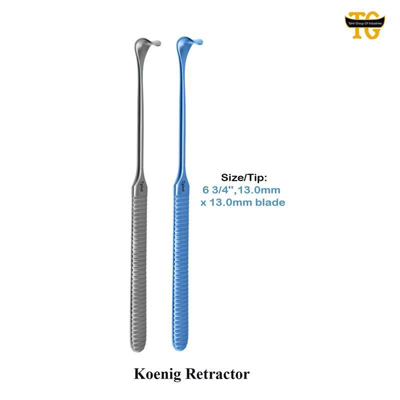 Koenig Retractor, surgical instruments, TGI's own catalog photograph