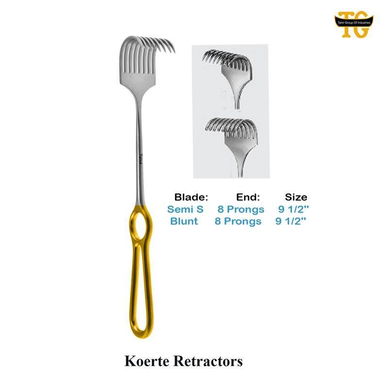 Koerte Retractor, surgical instruments, TGI's own catalog photograph