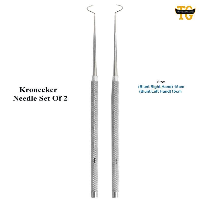 Kronecker Needle Set Of 2, surgical instruments, TGI's own catalog photograph