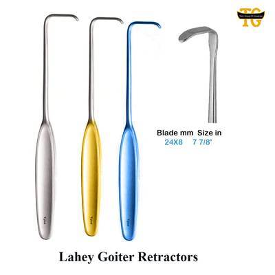 Lahey Goiter Retractor, surgical instruments, TGI's own catalog photograph