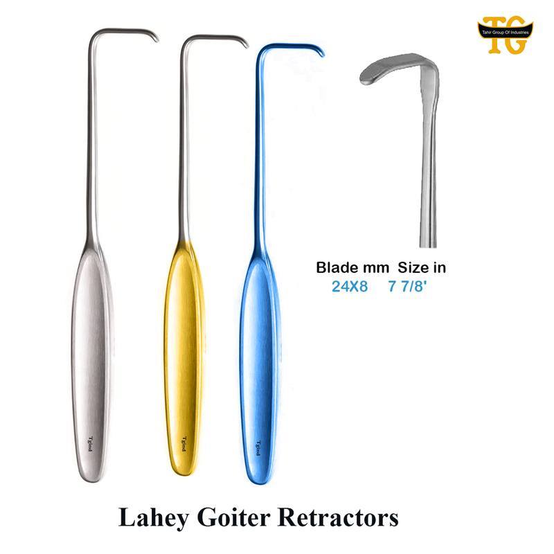 Lahey Goiter Retractor, surgical instruments, TGI's own catalog photograph