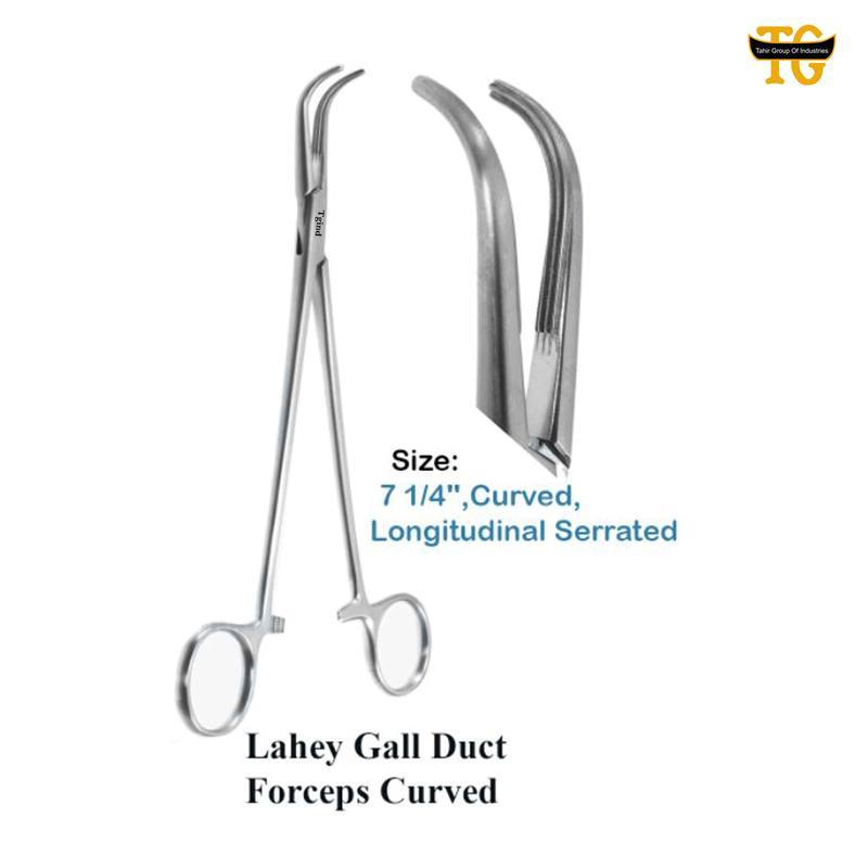 Lahey Gall Duct Forceps, surgical instruments, TGI's own catalog photograph