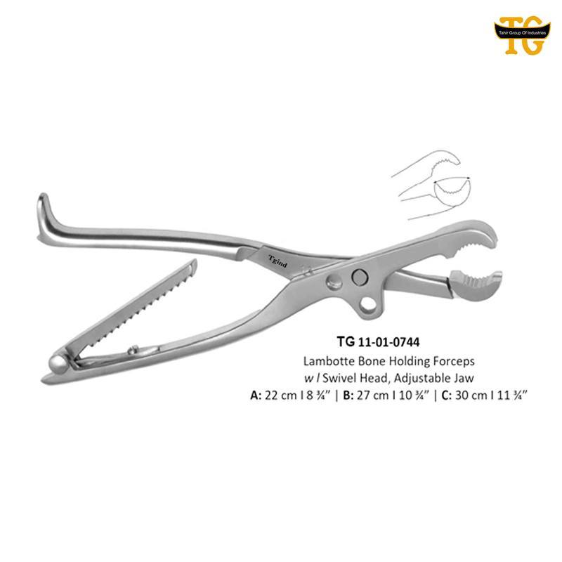 Lambotte Bone Holding Forceps, TGI's own catalogue photograph