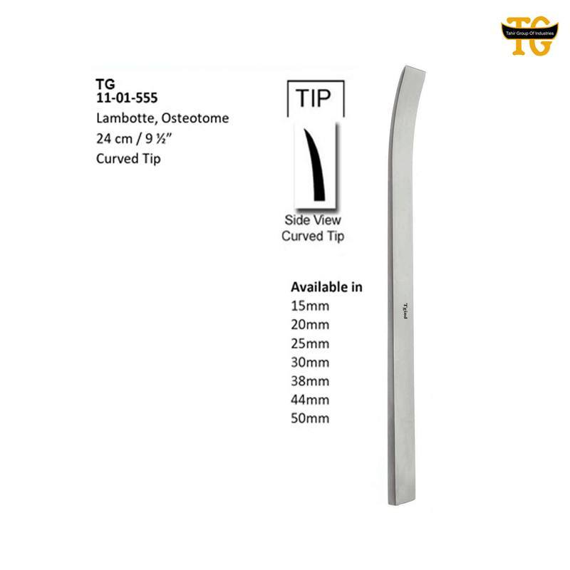 Lambotte Osteotome, orthopedic instruments, TGI's own catalog photograph