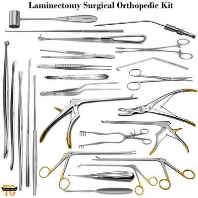 Laminectomy Set, orthopedic instruments, TGI's own catalog photograph