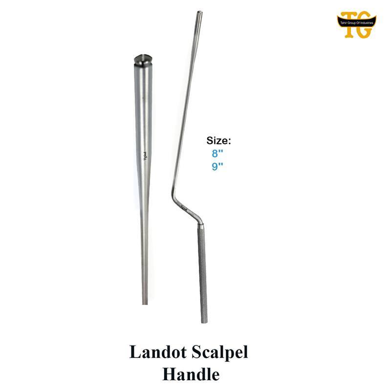 Landot Scalpel Handle, surgical instruments, TGI's own catalog photograph