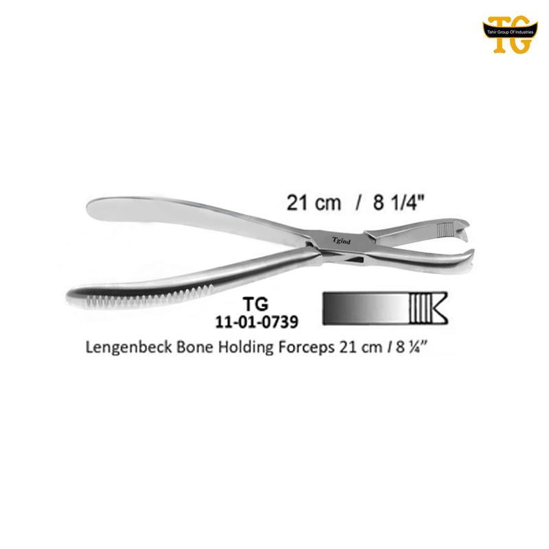 Langenback Bone Holding Forceps, orthopedic instruments, TGI's own catalog photograph