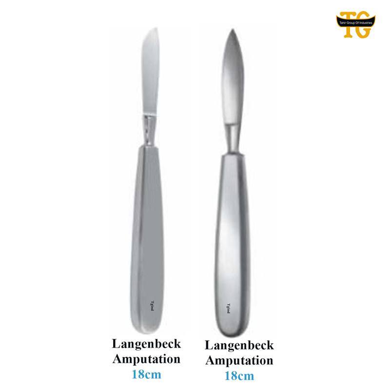 Langenbeck Amputation, surgical instruments, TGI's own catalog photograph