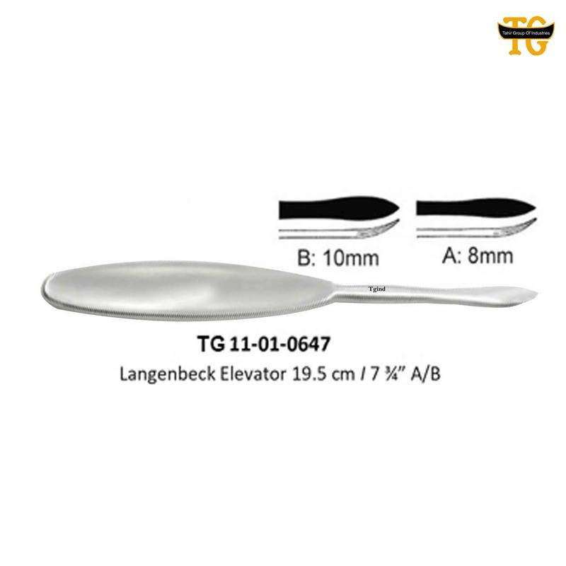 Langenbeck Elevator, orthopedic instruments, TGI's own catalog photograph