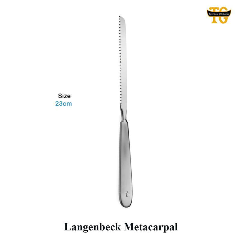 Langenbeck Metacarpal, surgical instruments, TGI's own catalog photograph