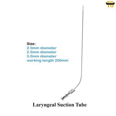 Laryngeal Suction Tube, surgical instruments, TGI's own catalog photograph