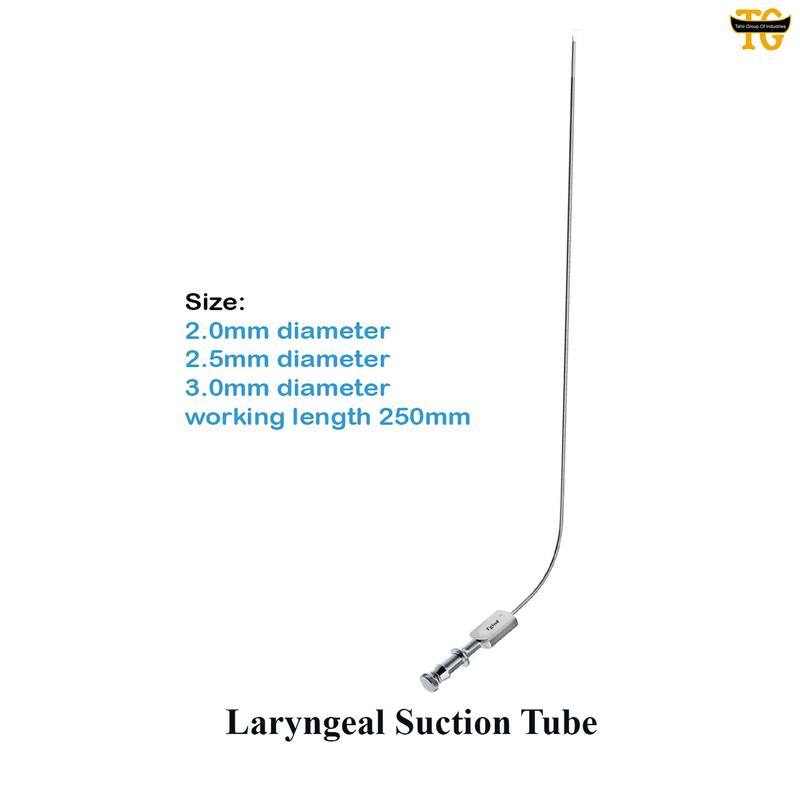 Laryngeal Suction Tube, surgical instruments, TGI's own catalog photograph