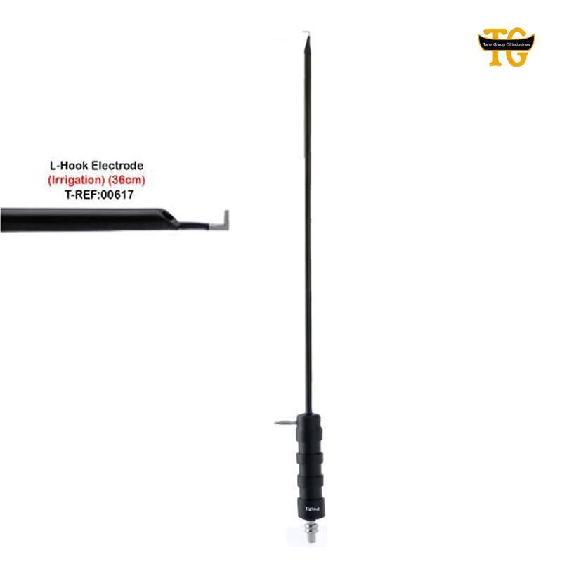 Laparoscopic L-Hook, electrosurgical instruments, TGI's own catalog photograph