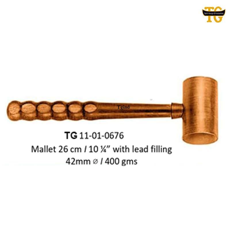 Lead Mallet, orthopedic instruments, TGI's own catalog photograph