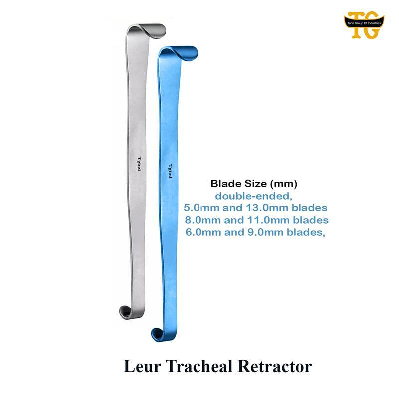 Leur Tracheal Retractor, surgical instruments, TGI's own catalog photograph