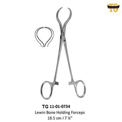 Lewin Bone Holding Forceps, orthopedic instruments, TGI's own catalog photograph