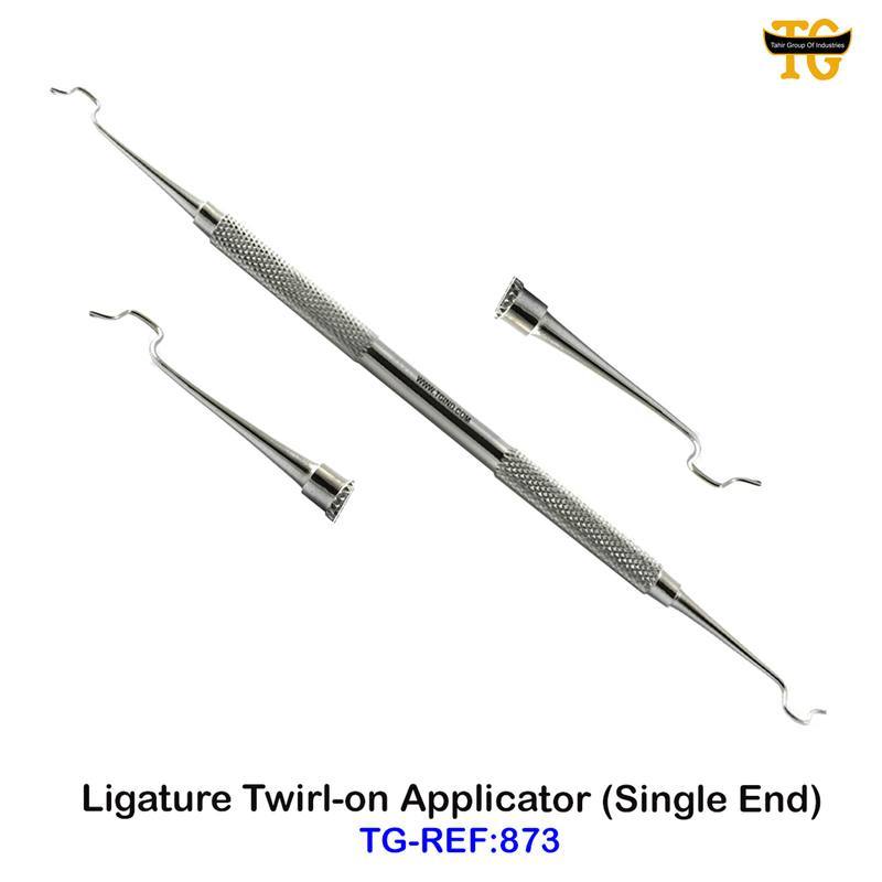 Ligature Twirl-on Applicator (Single End), dental instruments, TGI's own catalog photograph