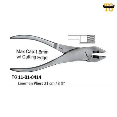 Lineman Plier, orthopedic instruments, TGI's own catalog photograph