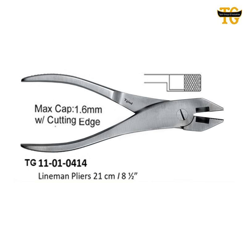 Lineman Plier, orthopedic instruments, TGI's own catalog photograph