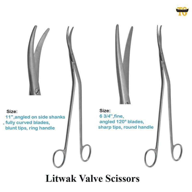Litwak Scissors, surgical instruments, TGI's own catalog photograph