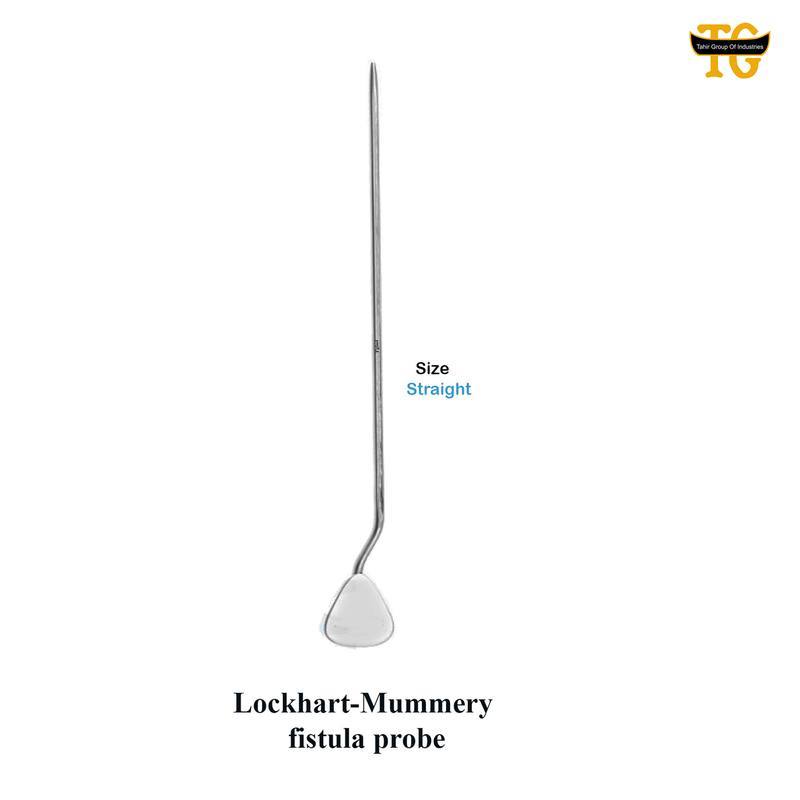 Lockhart-Mummery fistula probe, surgical instruments, TGI's own catalog photograph