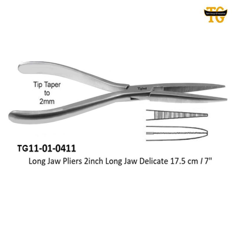 LONG JAW Plier, orthopedic instruments, TGI's own catalog photograph